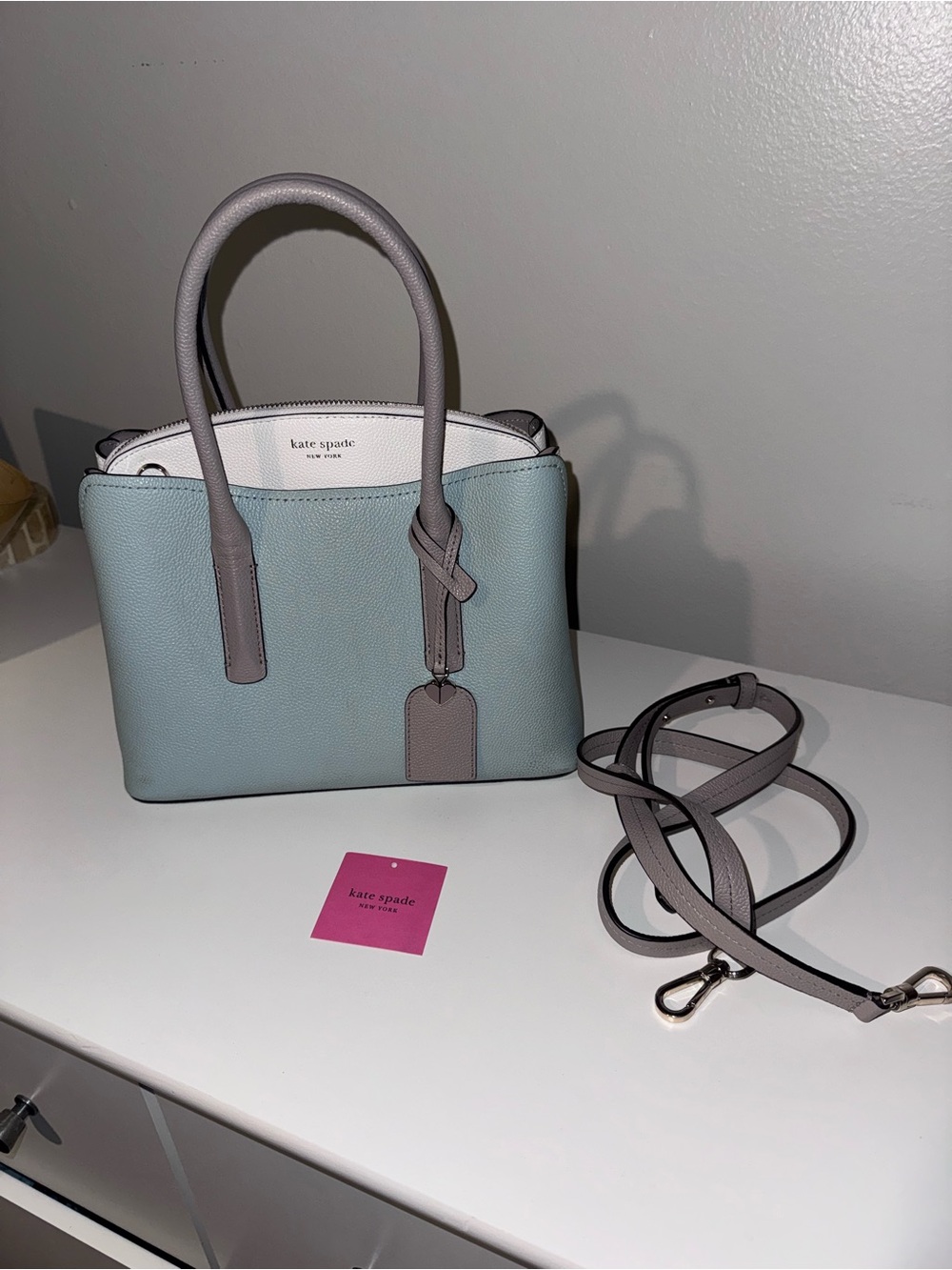 Kate Spade New York Blue Handbag or Shoulder Bag, Gently Used